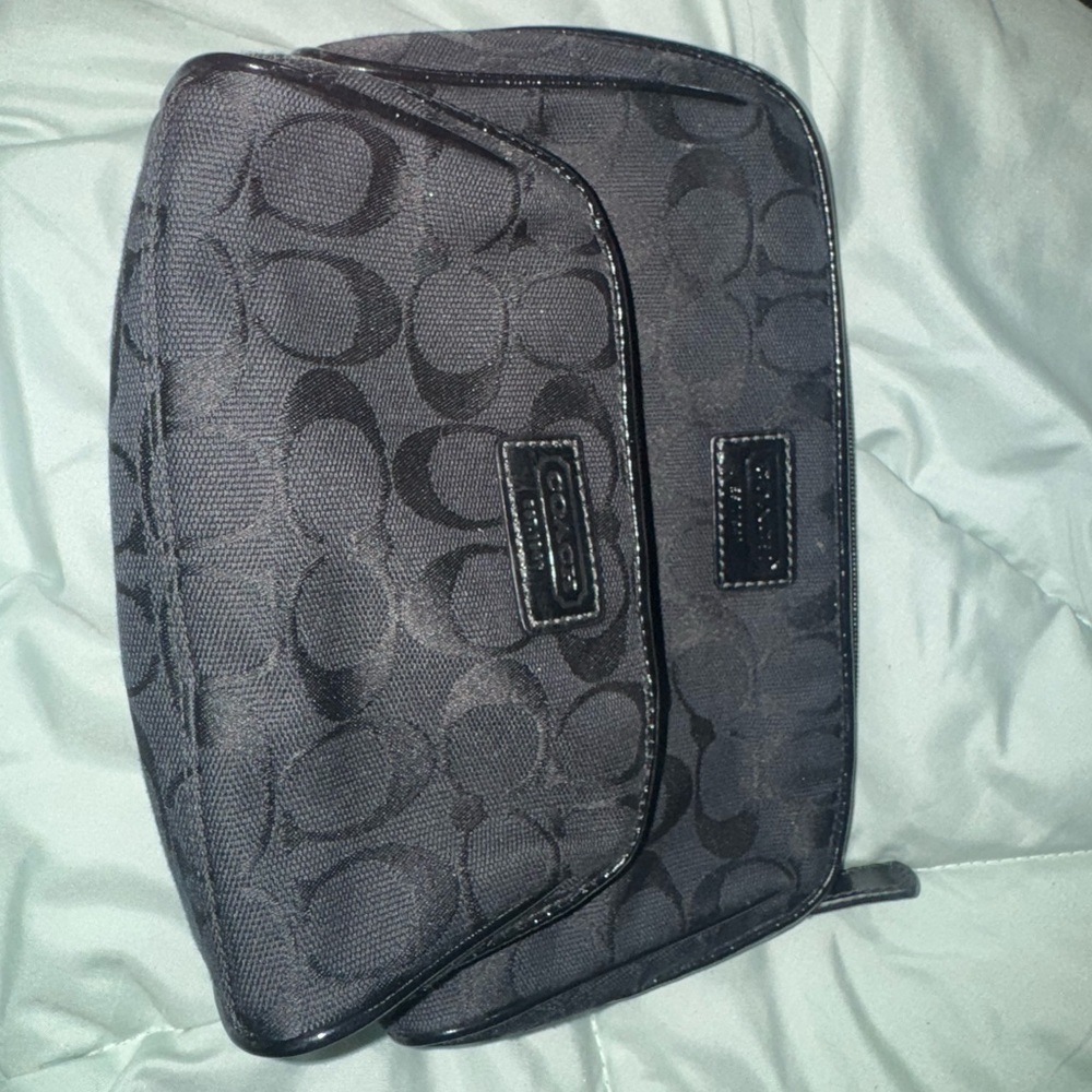 Coach Black make up bags